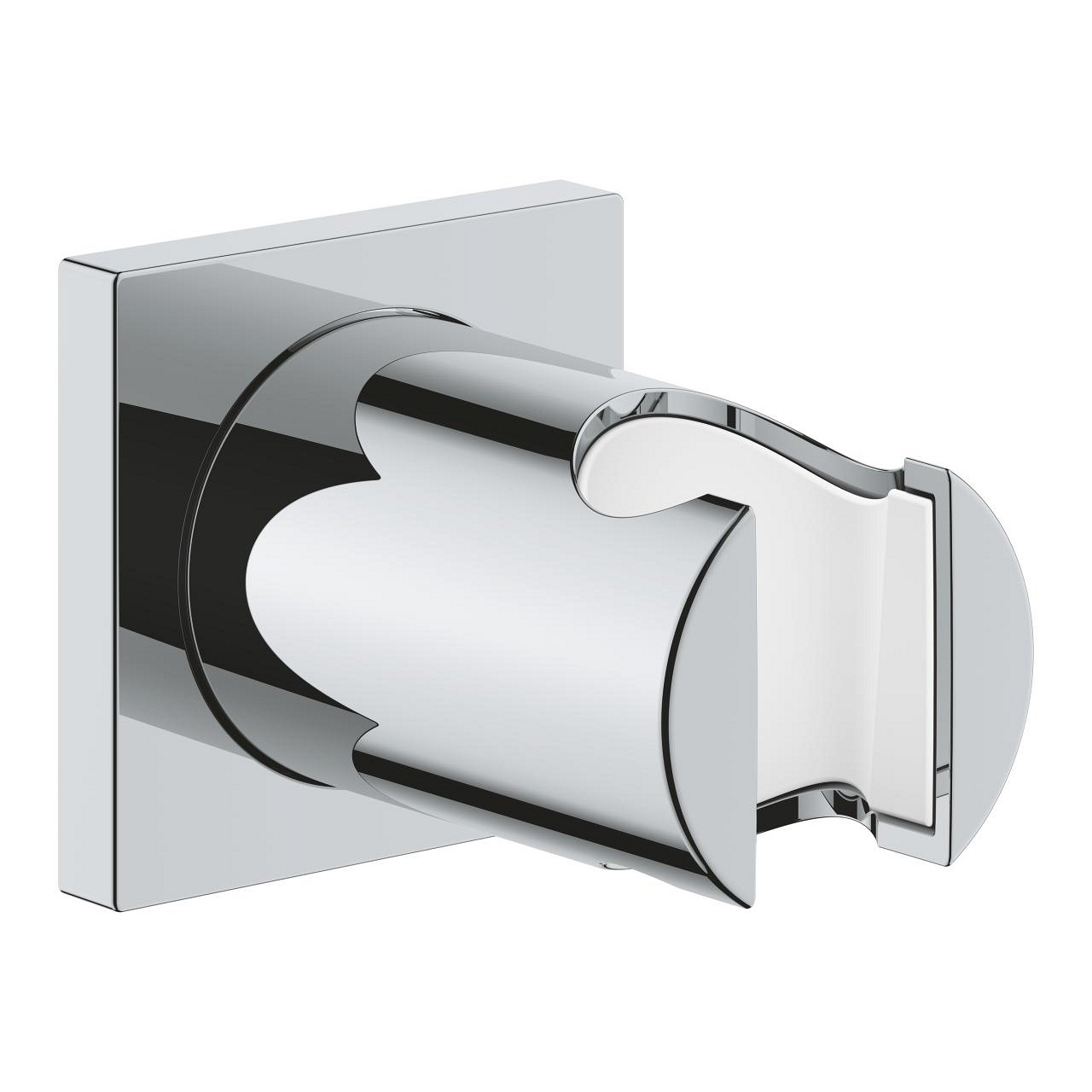 Grohe 27075000 Rainshower Supporto a Muro per Manopola Doccia in Cromo con Cromatura StarLight