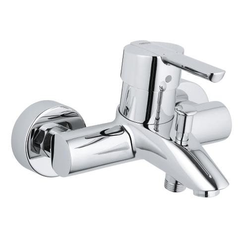 GROHE 32269000 Miscelatore Monocomando per Vasca e Doccia Montato a Parete, Cromato con Valvola di Ritegno