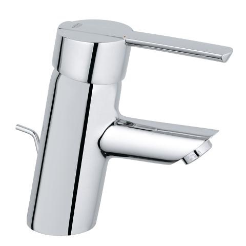 GROHE Feel 32557000 Miscelatore Monocomando per Lavabo, Cromo, Cartuccia Ceramica SilkMove, Superficie StarLight