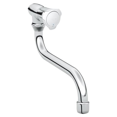 Grohe 30484001 Costa Rubinetto da Bagno a Parete in Cromo con Bocca Girevole 360° e Isolamento Termico
