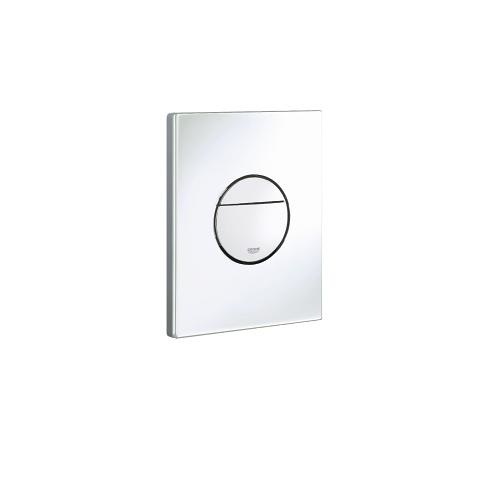 GROHE Nova Cosmopolitan 38765SH0 Piastra di Azionamento WC, Bianco, Doppio Scarico, Installazione Verticale e Orizzontale