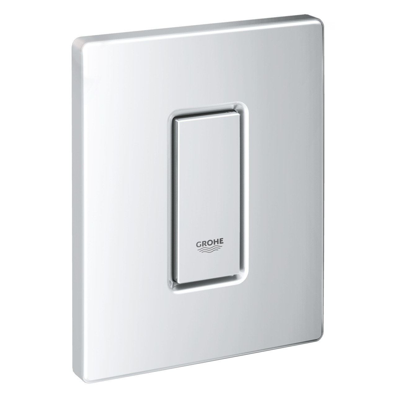 Grohe Skate Cosmopolitan Piastra di Azionamento Cromo 38784000 - Compatibile con Rapido U e UMB, Dimensioni 116x144 mm, Resistente ai Graffi