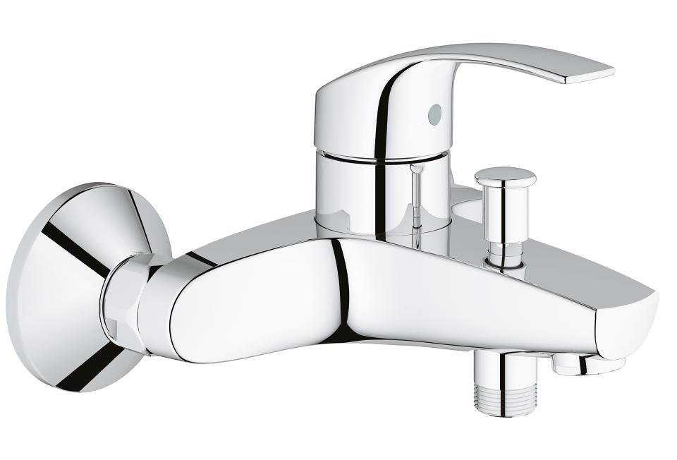 Grohe Eurosmart 33300002 Miscelatore Monocomando Cromo per Vasca/Doccia con Deviatore Automatico