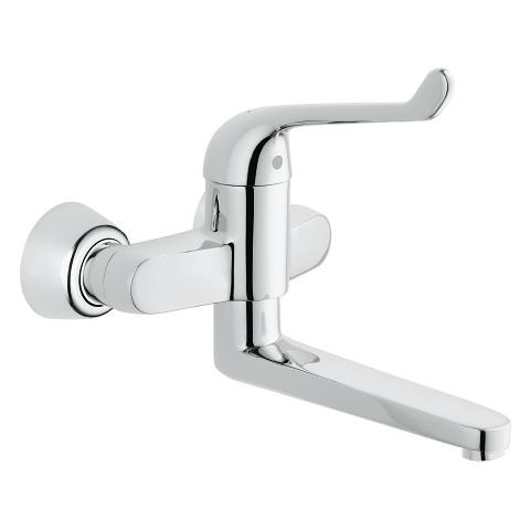 GROHE Euroeco Special Rubinetto per Lavabo Monocomando Cromo - Movimento Orizzontale con Tecnologia EcoJoy