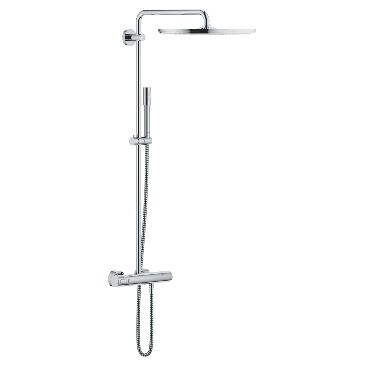 Grohe Rainshower System 400 - Sistema di Doccia Completo con Miscelatore Termostatico, Cromo, 27174001