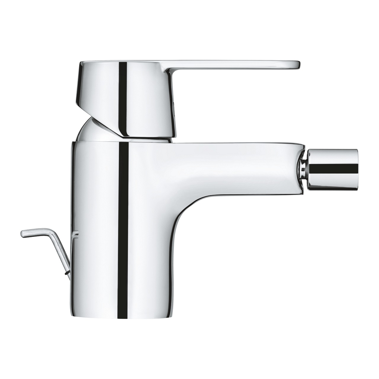 GROHE Get 32885000 Miscelatore Monocomando per Bidet in Ottone Cromato con Cartuccia Ceramica e Risparmio Acqua