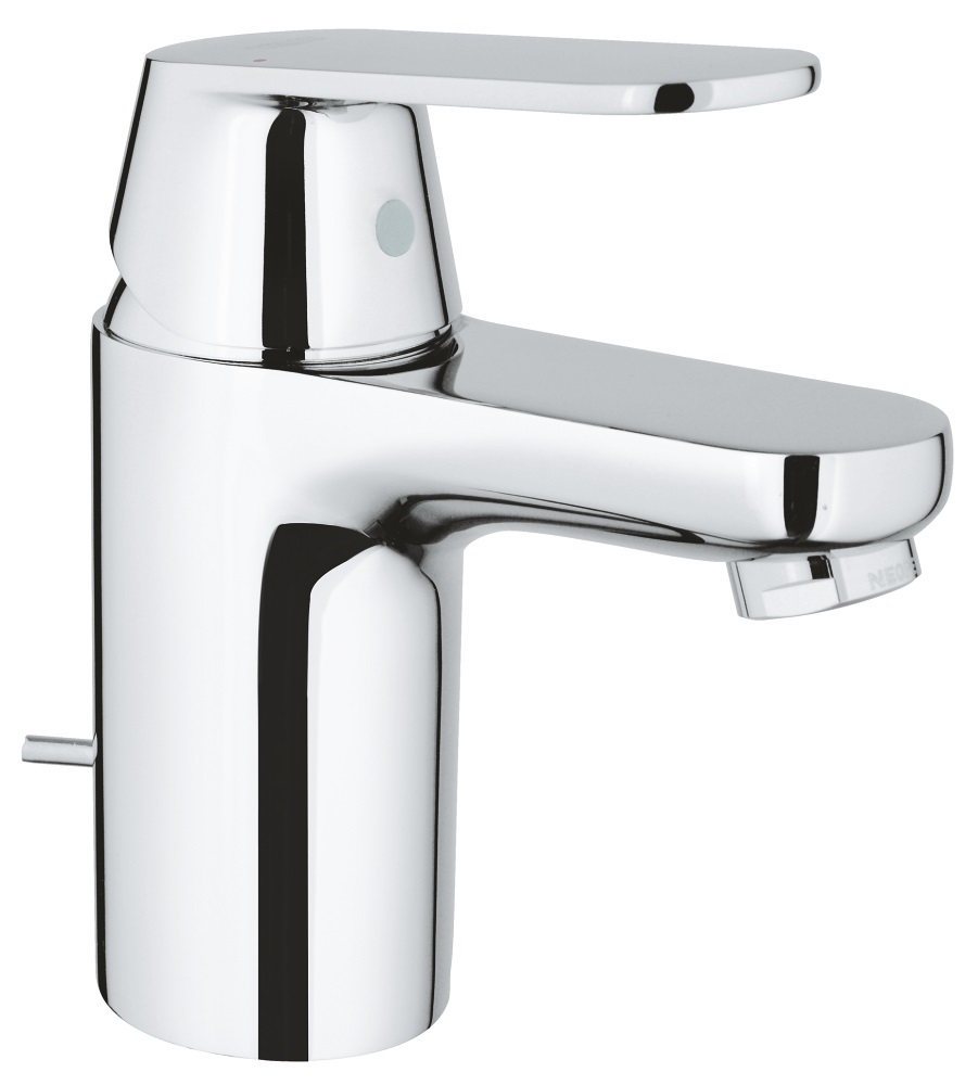 GROHE Eurosmart Cosmopolitan Miscelatore Lavabo Monocomando S-Size Cromo con Cartuccia 35 mm e Superficie Resistente