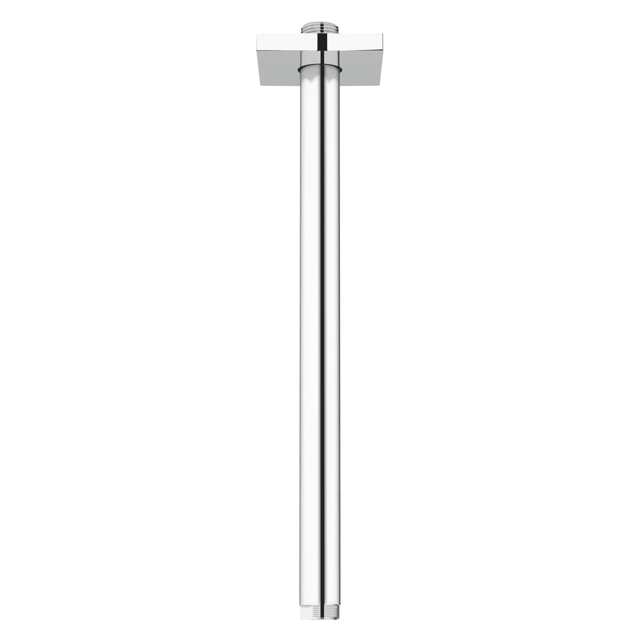 GROHE Rainshower Braccio a Soffitto Cromo 292 mm con Rosetta Quadrata e Rivestimento StarLight