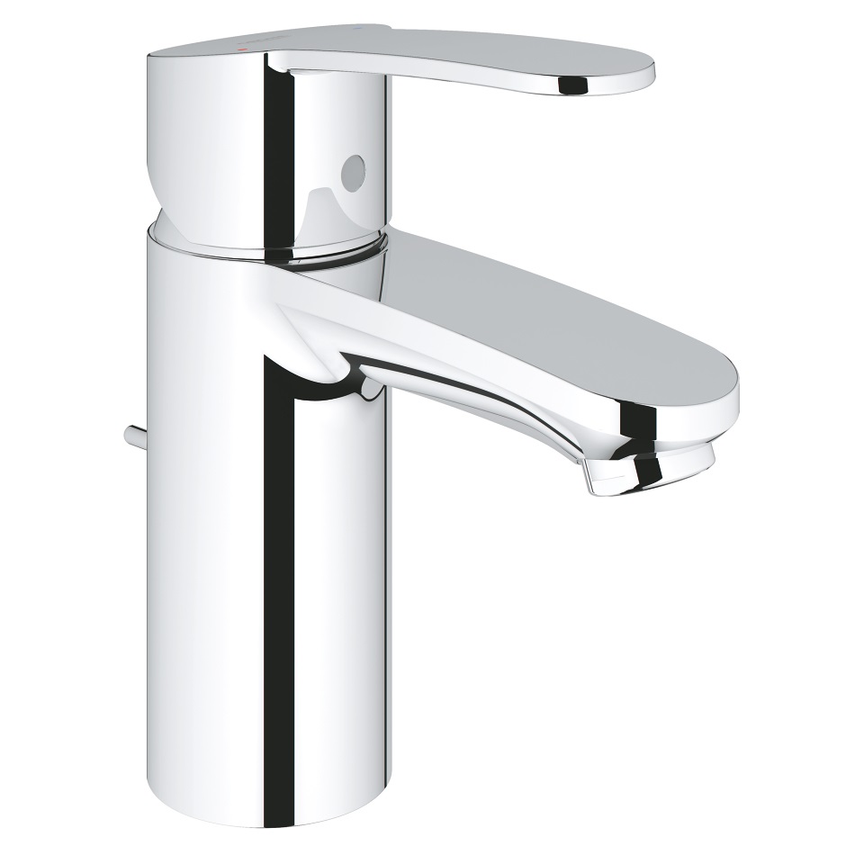 GROHE Eurostyle Cosmopolitan Miscelatore Lavabo Monocomando in Ottone Cromato con EcoJoy e Piletta di Scarico - Cod. 3355220E