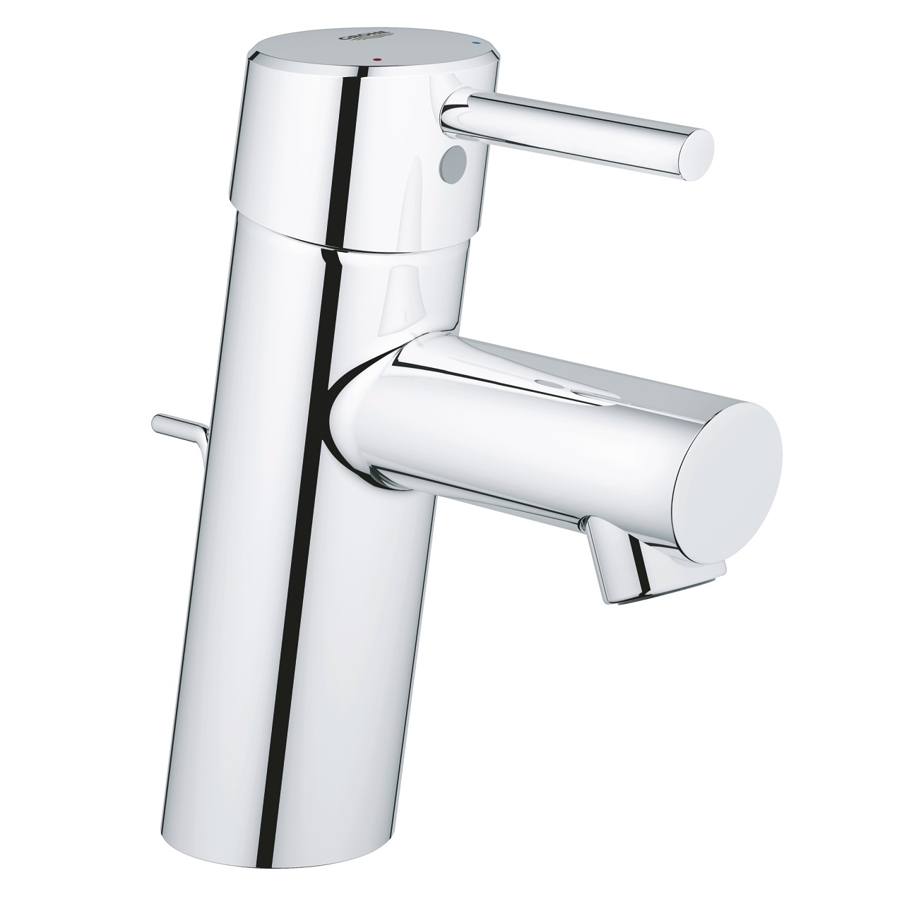 GROHE Concetto Miscelatore Lavabo S-Size Cromo - 3220410E con Tecnologia EcoJoy, SilkMove e StarLight