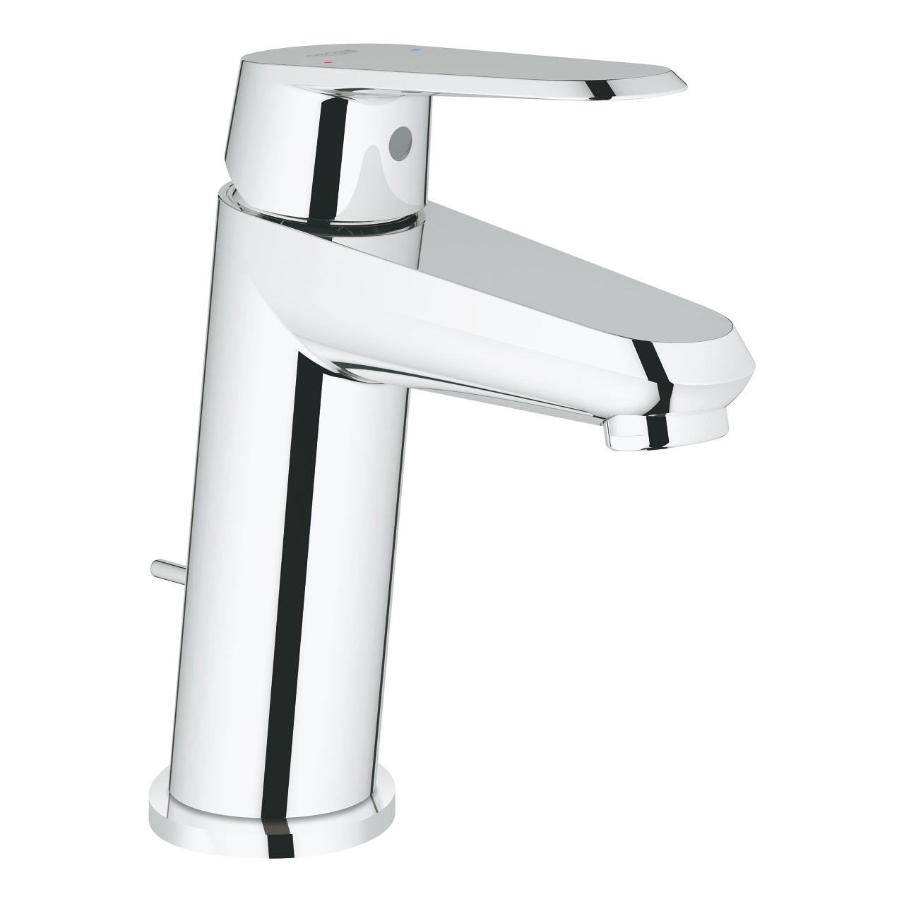 Grohe Eurodisc Cosmopolitan Miscelatore Monocomando per Lavabo S-Size Cromo con Scarico a Saltarello e Cartuccia Ceramica 28 mm