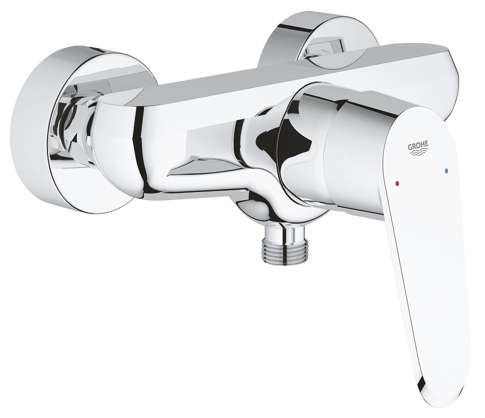 Grohe Eurodisc Cosmopolitan 33569002 Miscelatore Monocomando per Doccia, Cromo con Cartuccia Ceramica SilkMove e Superficie StarLight
