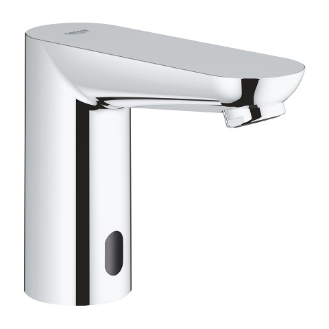 GROHE Euroeco Cosmopolitan E Rubinetto Elettronico per Lavabo - Cromo, Comando ad Infrarossi, Attivazione Touchless, Risparmio Idrico