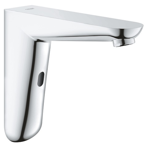 GROHE Euroeco Cosmopolitan E 36274000 Rubinetto Elettronico per Lavabo a Parete - Cromo, con Sensore Infrarossi e 7 Programmi