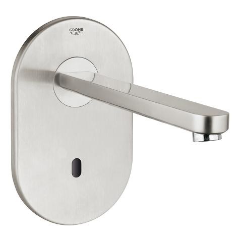 Grohe Eurosmart Cosmopolitan E Rubinetto Elettronico per Lavabo in Acciaio Inox Spazzolato con Comando a Infrarossi