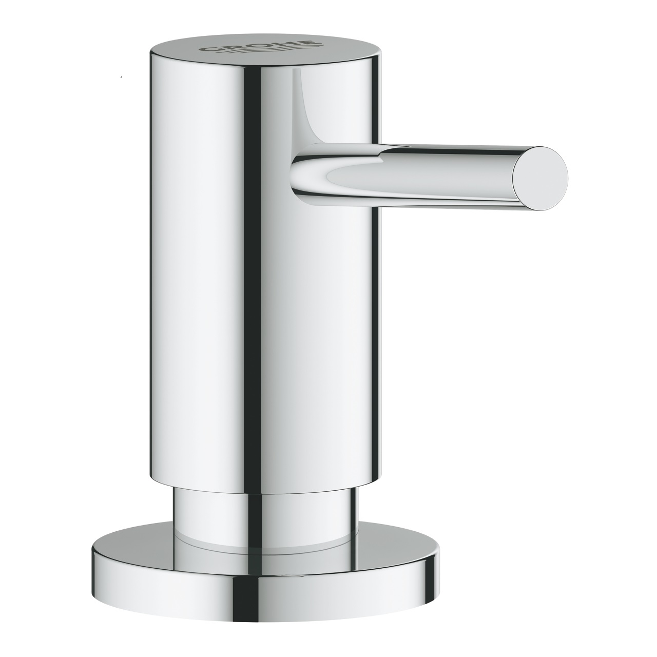 GROHE Cosmopolitan Dispenser Sapone Cromo 40535000 - Ad Incasso, Capacità 500 ml, Finitura Lucida