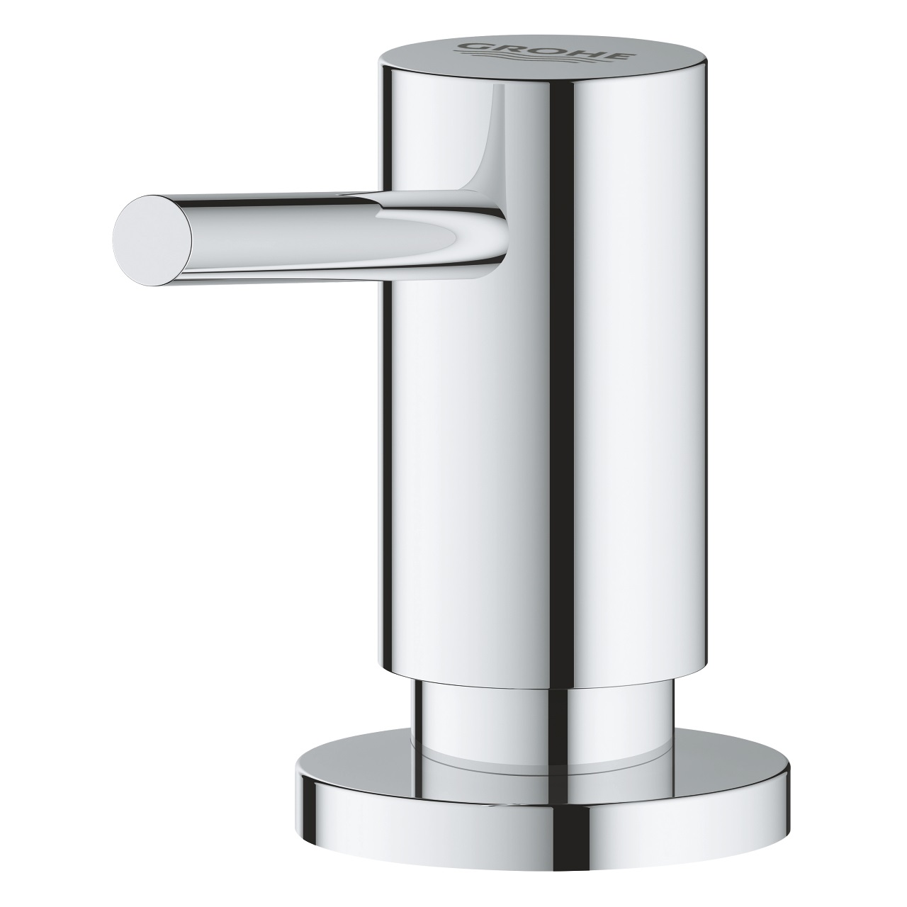 GROHE Cosmopolitan Dispenser Sapone Cromo 40535000 - Ad Incasso, Capacità 500 ml, Finitura Lucida
