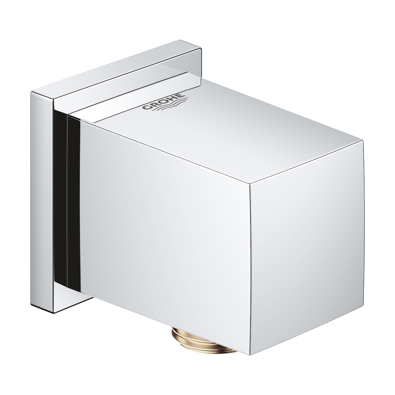 Grohe Euphoria Cube 27704000 - Raccordo Erogatore Cromo con Rivestimento StarLight, Facile da Pulire e Installare, Sicurezza Antiriflusso
