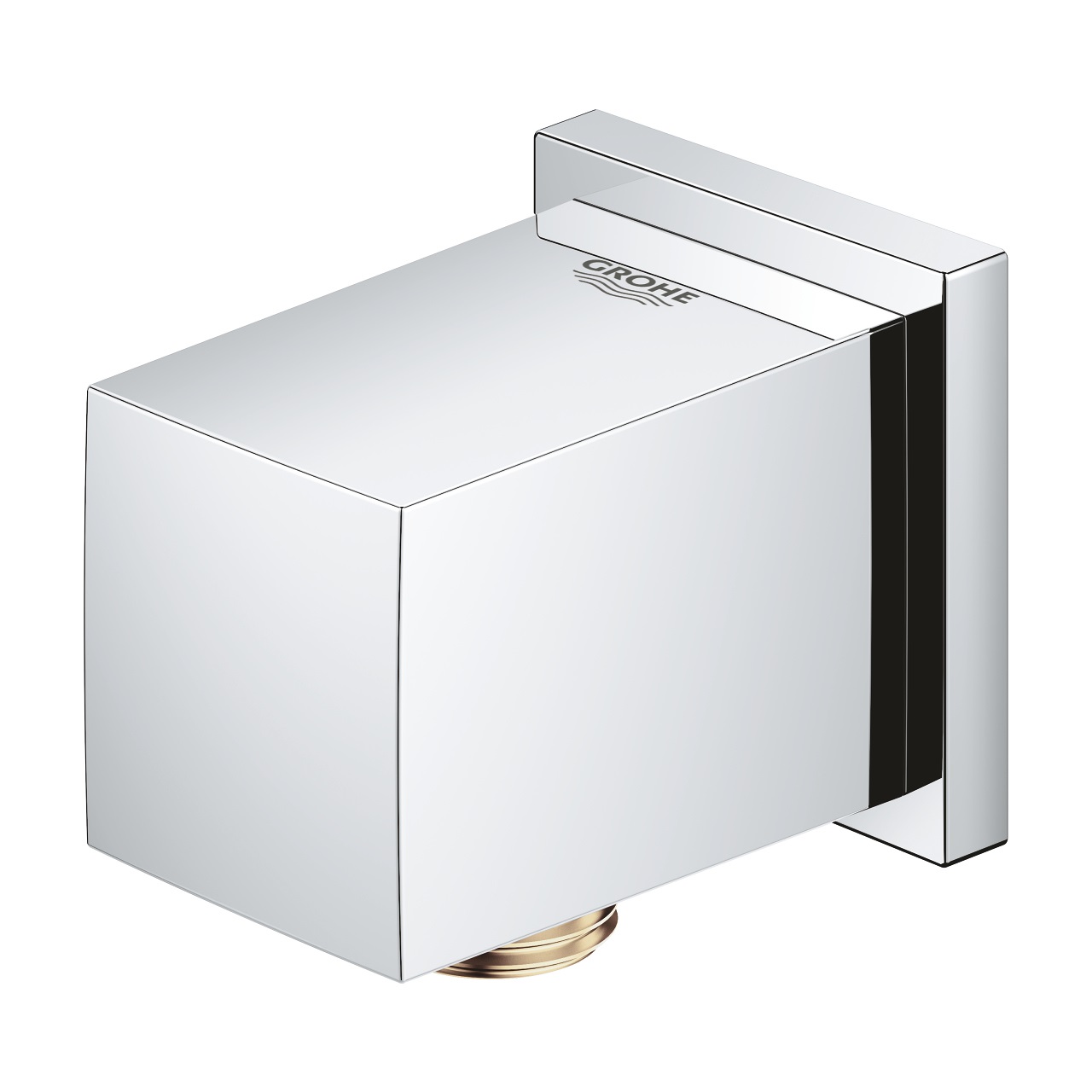Grohe Euphoria Cube 27704000 - Raccordo Erogatore Cromo con Rivestimento StarLight, Facile da Pulire e Installare, Sicurezza Antiriflusso