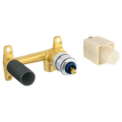 GROHE 23200000 Corpo Incasso per Miscelatore Monocomando Universale - Lavabi a Parete a Due Fori, Cartuccia Ceramica 35 mm, Limitatore di Portata Regolabile