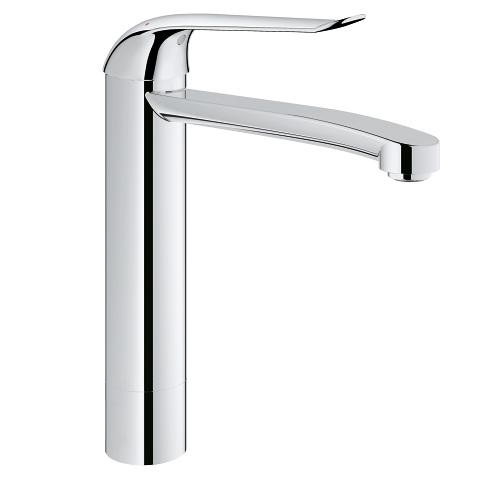 GROHE Euroeco Special Rubinetto per Lavabo Alto con Cartuccia Ceramica 35 mm, Superficie Cromata, Risparmio Acqua e Bocca Girevole