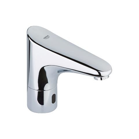 GROHE Europlus E Rubinetto Elettronico per Lavabo - Cromo, Comando a Infrarossi, Risparmio Idrico