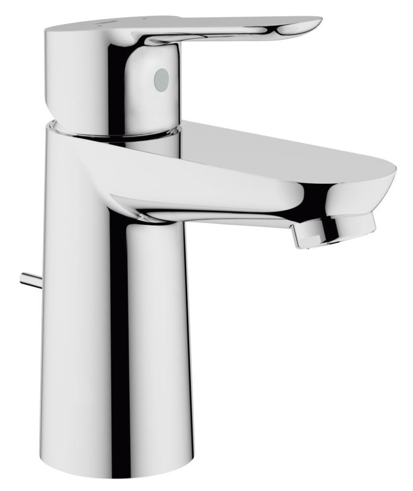 GROHE BauEdge Miscelatore Monocomando Taglia S Cromo - 23328000 con Scarico a Saltarello e Tecnologia EcoJoy