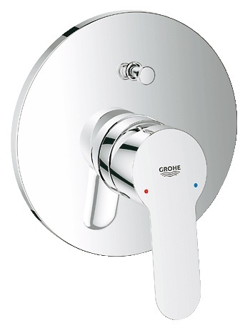 GROHE BauEdge Miscelatore Monocomando per Vasca-Doccia a Incasso Cromo 29079000 con Deviatore e Limitatore di Portata