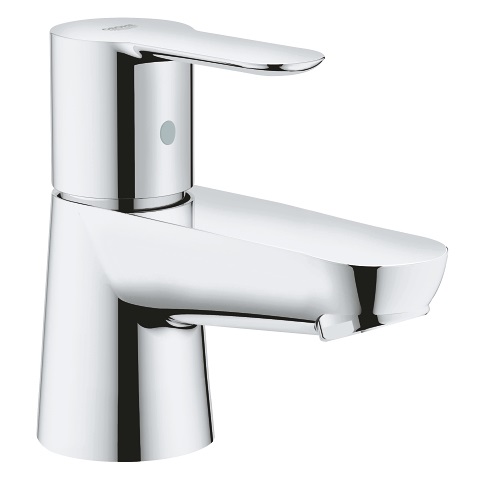 Grohe 20421000 Rubinetto per Lavabo Bau Cosmopolitan, Nero, XS, Altezza 95 mm, Attacco 1,27 cm, Superficie Cromata