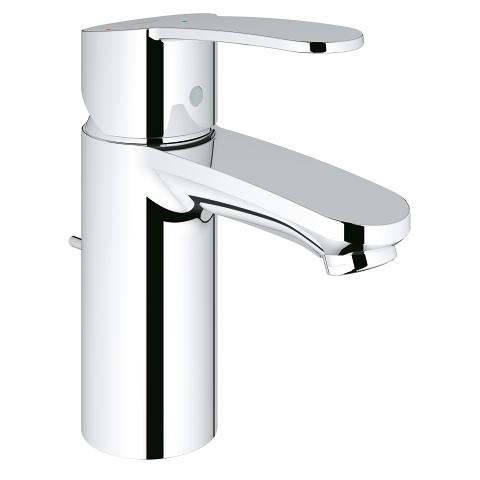 Grohe 2337420E Miscelatore Monocomando per Lavabo Taglia S Eurostyle Cosmopolitan Cromo con Limitatore di Portata Regolabile