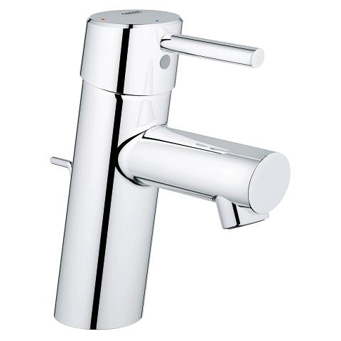 Grohe Concetto Rubinetto Lavabo S-Size Cromo con Funzione di Risparmio Acqua e Aeratore EcoJoy