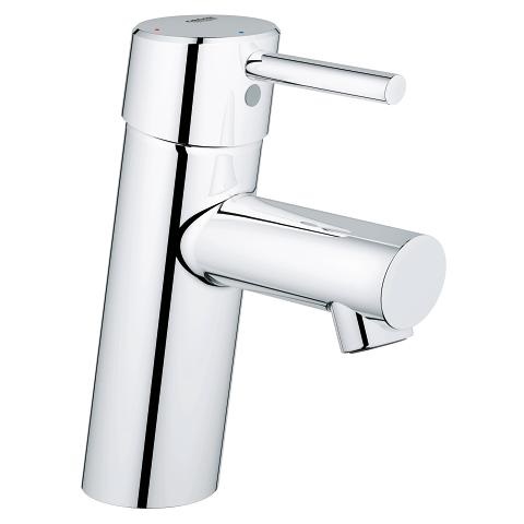 GROHE Concetto Rubinetto per Lavabo S-Size Cromo con Funzione Eco e Cartuccia Ceramica