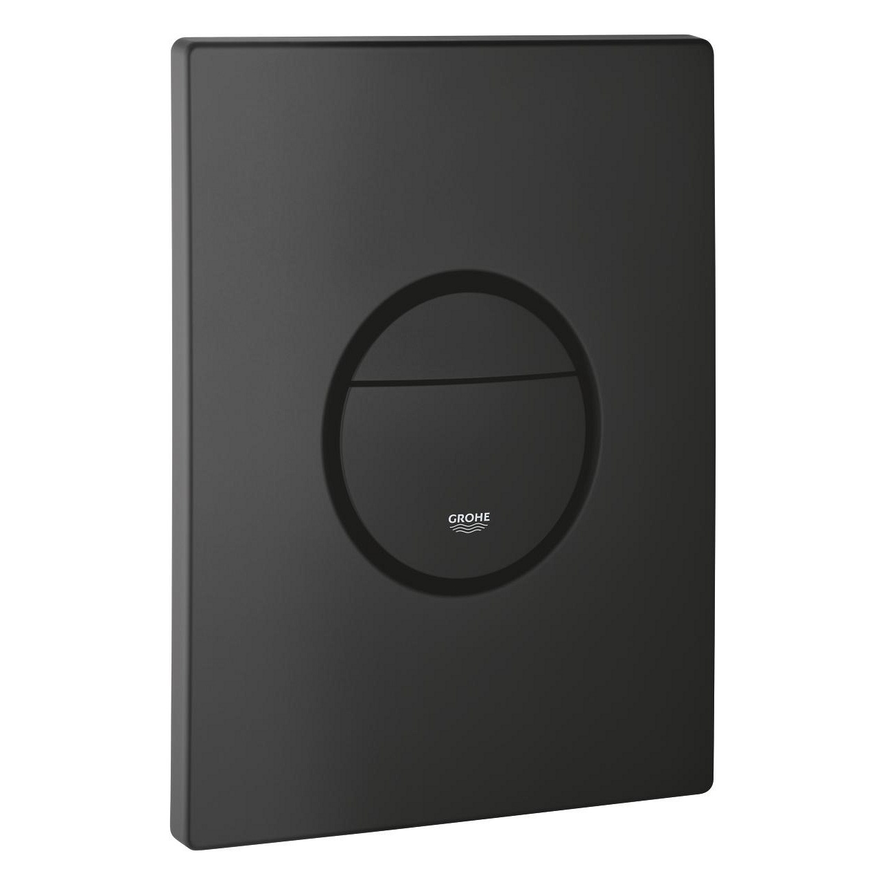GROHE Nova Cosmopolitan Piastra d'Azionamento in ABS Nero Ultra Opaco con Risciacquo a 2 Quantità e Tecnologia EcoJoy