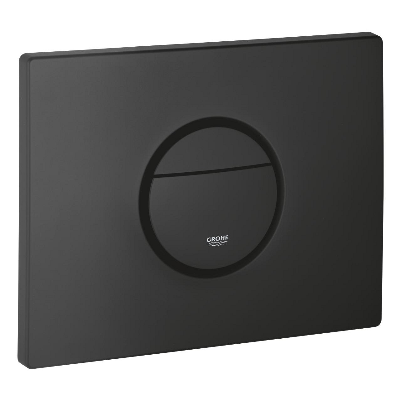 GROHE Nova Cosmopolitan Piastra d'Azionamento in ABS Nero Ultra Opaco con Risciacquo a 2 Quantità e Tecnologia EcoJoy