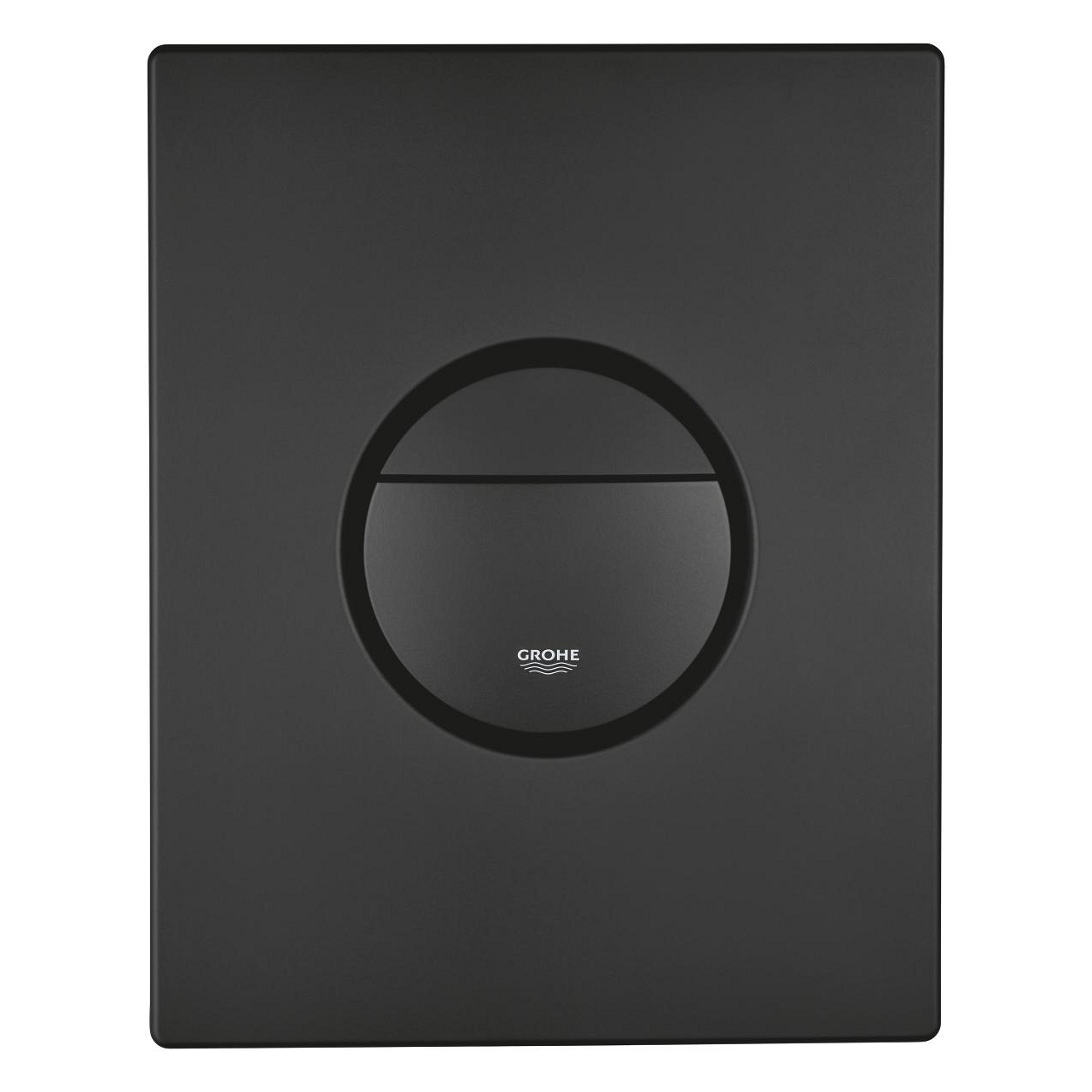 GROHE Nova Cosmopolitan Piastra d'Azionamento in ABS Nero Ultra Opaco con Risciacquo a 2 Quantità e Tecnologia EcoJoy