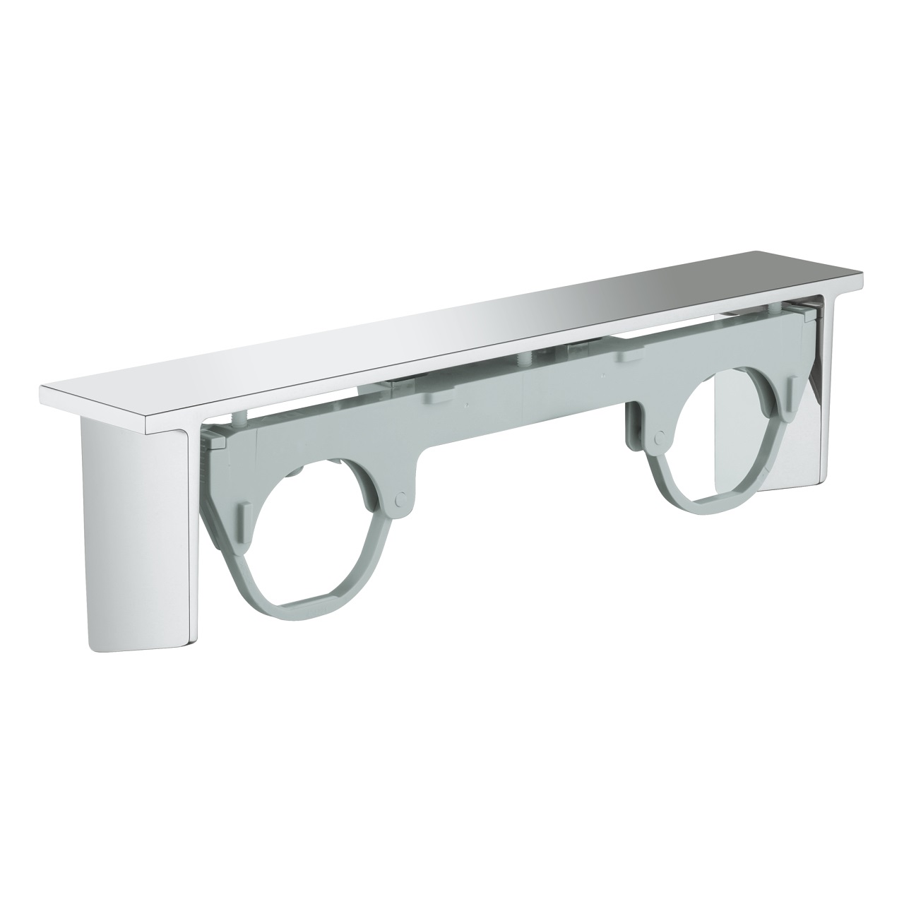 GROHE Mensola Porta Sapone Grohtherm 2000, 18608001 - Metallo Cromato, Rimovibile per Facile Pulizia