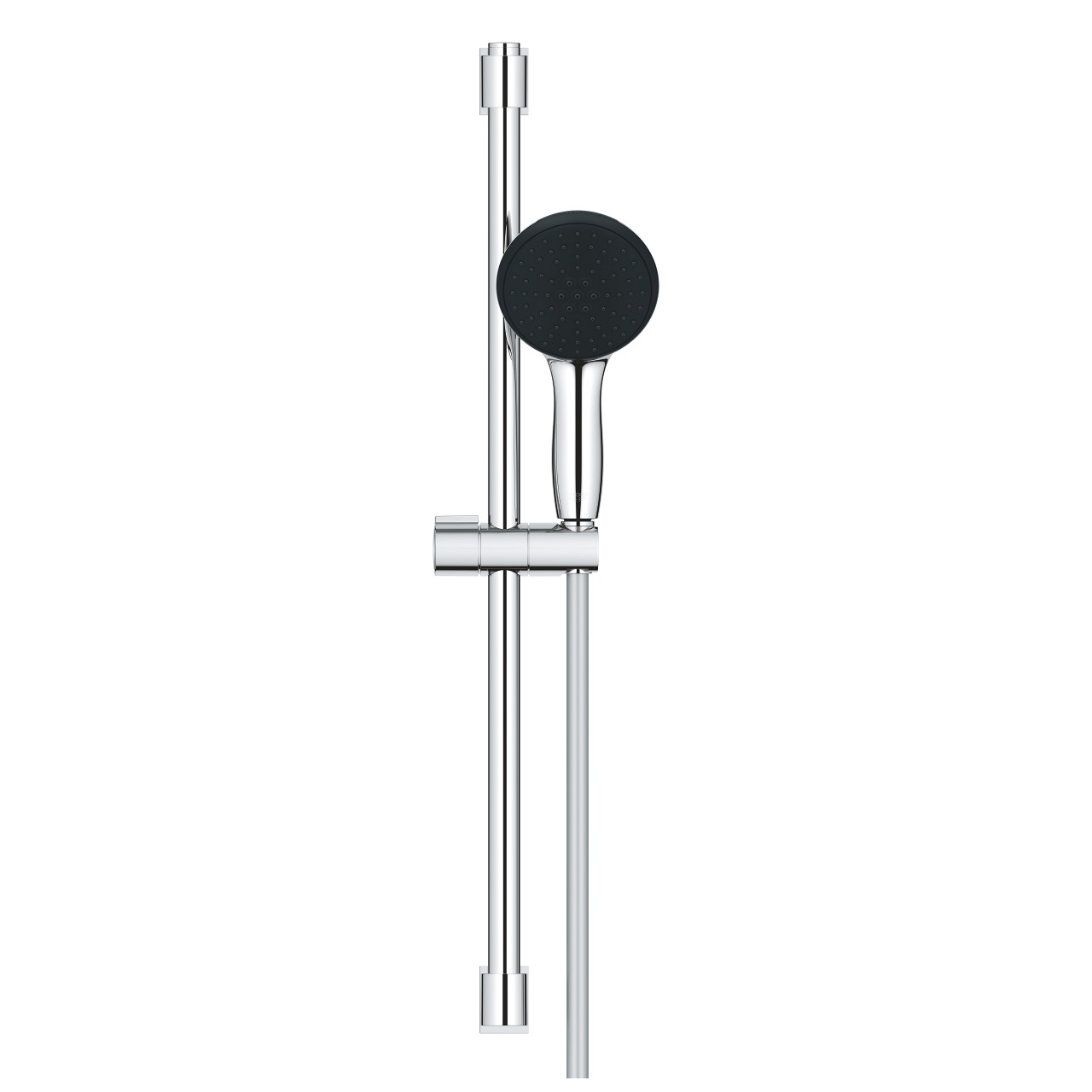 Grohe Vitalio Start 110 Set Doccia Cromo con 2 Tipi di Getto (Rain, Jet) - Composto da Manopola, Asta Doccia 600 mm e Flessibile 1750 mm