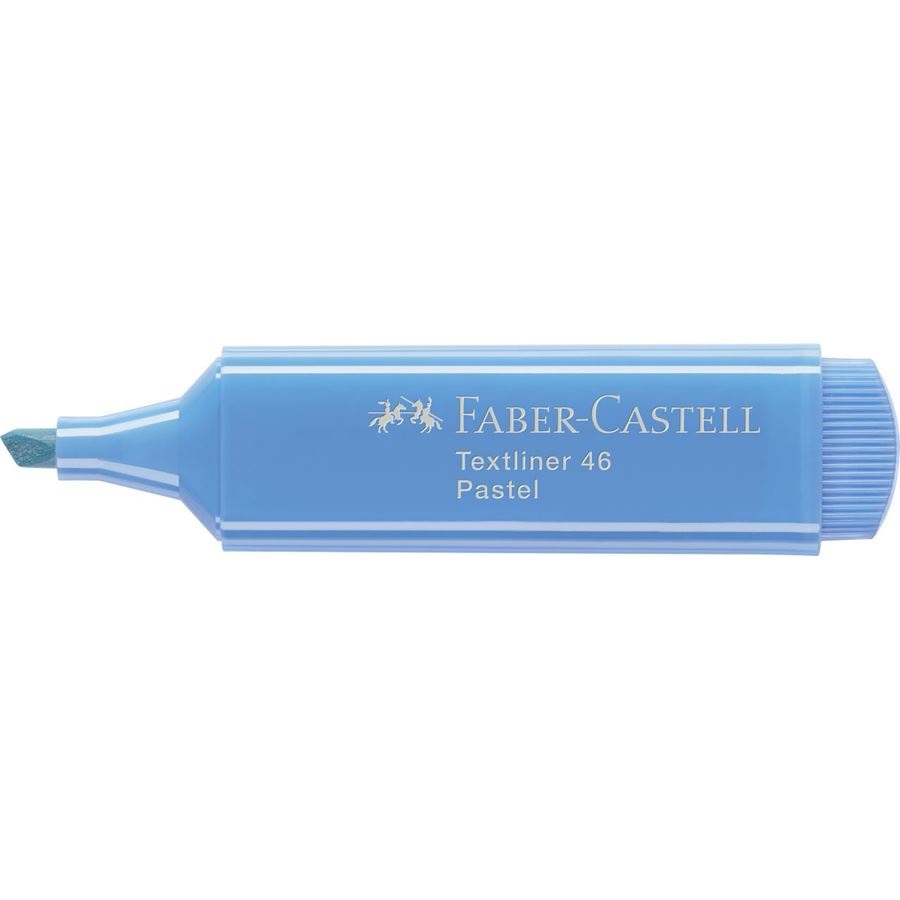Faber-Castell Textliner 46 Evidenziatore Pastel Oltremare 1 pz Punta a Scalpello