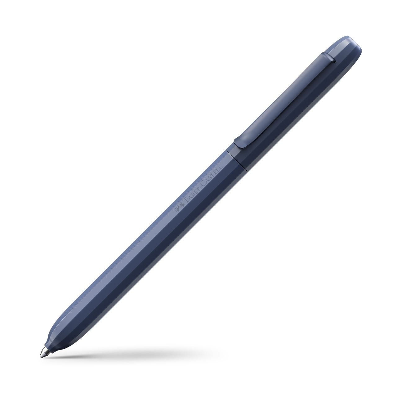 Faber-Castell Avori - Penna a sfera blu polvere, punta M, design scandinavo, ricaricabile e con astuccio regalo
