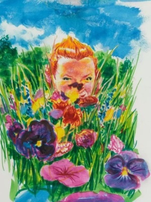 Faber-Castell 167177 - Set di 6 Penne Pitt Artist Pen Springtime, Punta B, Colori 107, 219, 125, 112, 264, 110