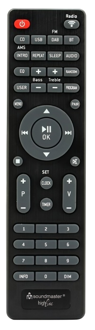 Soundmaster ICD1050SW Sistema Stereo Portatile con Lettore CD, Radio Internet DAB , FM, Bluetooth, WLAN, USB, Riproduzione MP3 e Sveglia