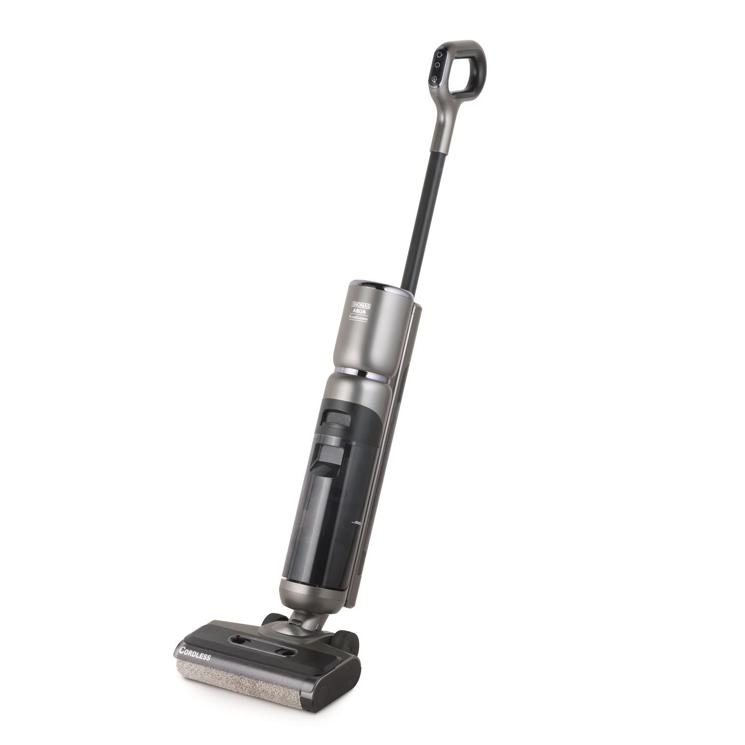 Thomas AQUA FloorCleaner Aspirapolvere verticale Cordless Secco e bagnato Senza sacchetto 150 W Grigio scuro