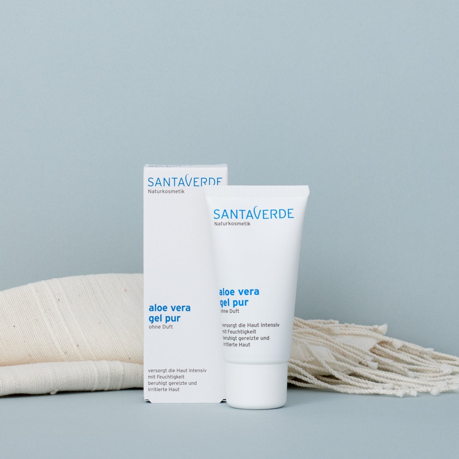 Santaverde Gel Classico all'Aloe Vera 50 ml - Idratazione Intensa e Rigenerazione Cutanea, Senza Profumo