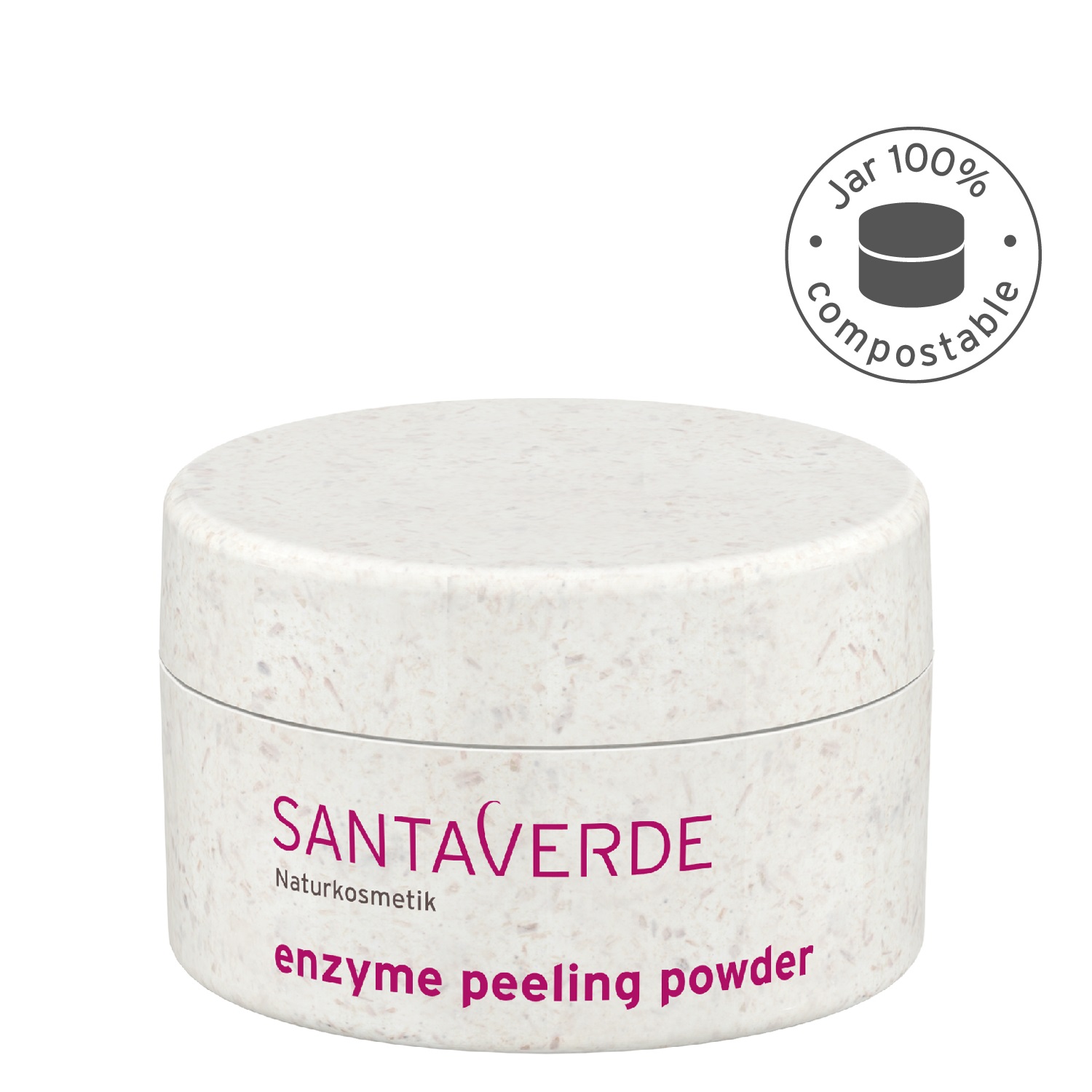 Santaverde Peeling Enzimatico Viso in Polvere 23 g - Rimuove Impurità e Rigenera la Pelle con Bromelina dell'Ananas