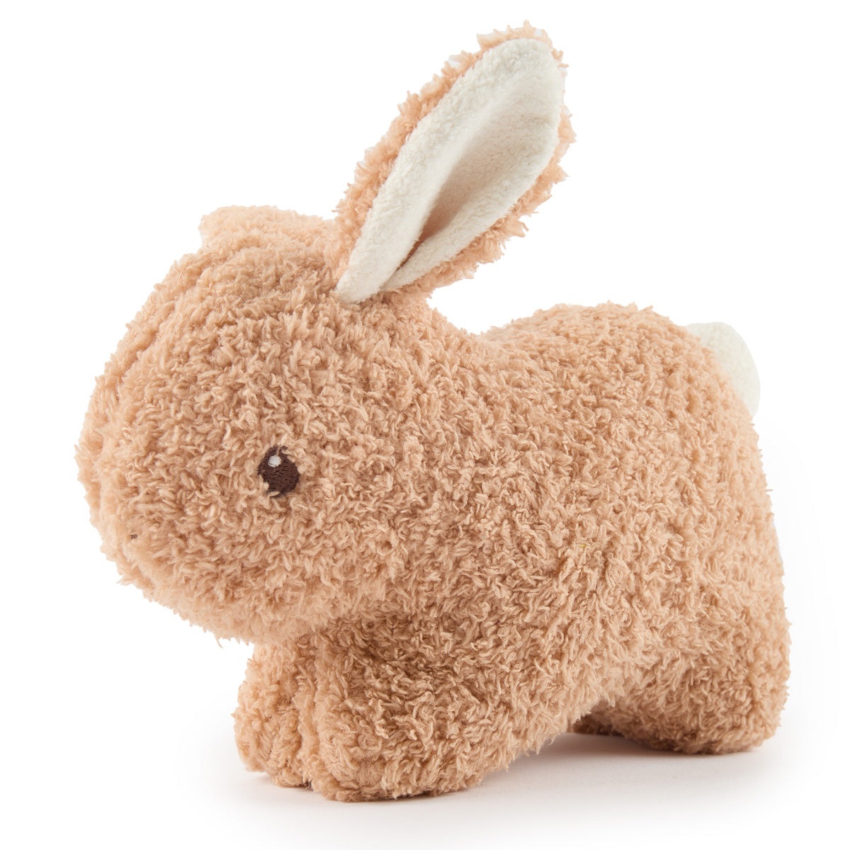 Bieco Peluche Coniglio Morbido in Bouclé con Carota Squittente - 20 cm, Giocattolo per Bambini