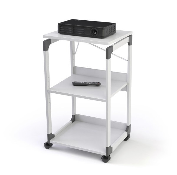 DURABLE Carrello System per Videoproiettore con Ruote - 3 Ripiani - 50,8 x 43,2 x 88,2 cm - Grigio