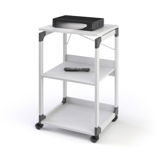 DURABLE Carrello System per Videoproiettore con Ruote - 3 Ripiani - 50,8 x 43,2 x 88,2 cm - Grigio