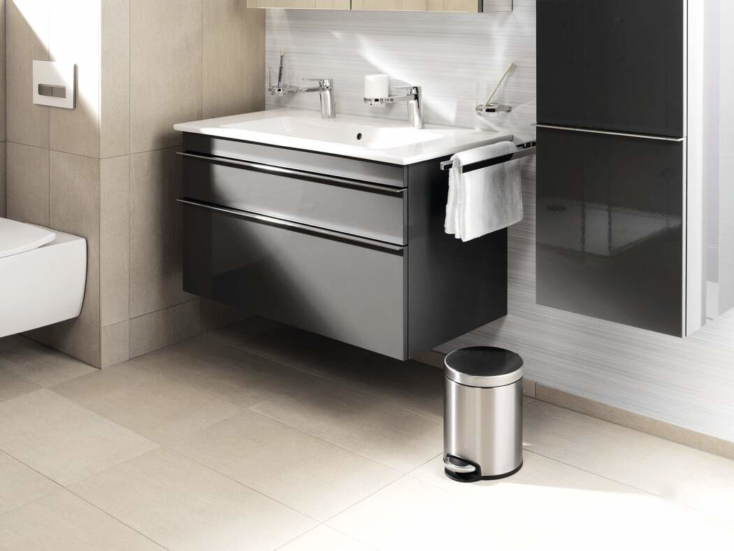 Durable Cestino a Pedale Cilindrico in Acciaio Inossidabile 5L - Design Elegante e Funzionale per Casa e Ufficio