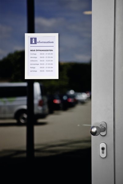 Durable Duraframe Cornice Magnetica A5 Argento Metallizzato - 236x176mm - Conf. 2 Pezzi