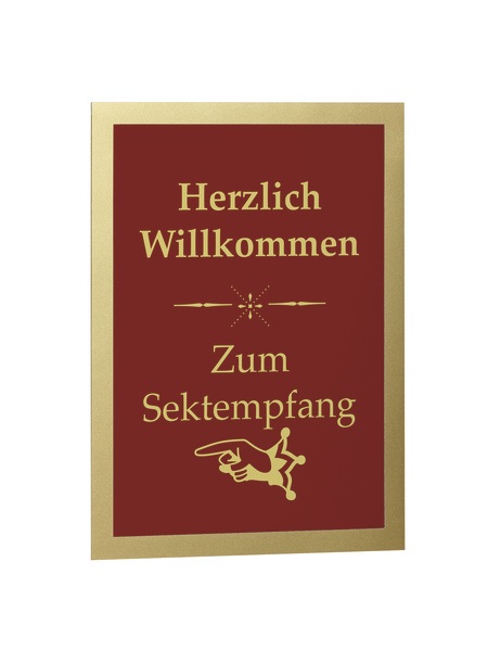 Durable DURAFRAME A4 Cornice Espositiva Adesiva Oro - 236x323mm, Confezione da 2 Pezzi